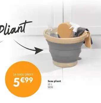 b&m Seau pliant offre