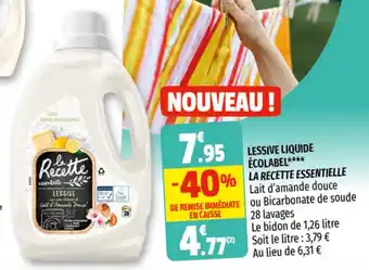 Coccimarket Lessive liquide écolabel offre