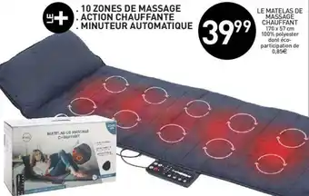 Stokomani Le matelas de mssage chauffant offre