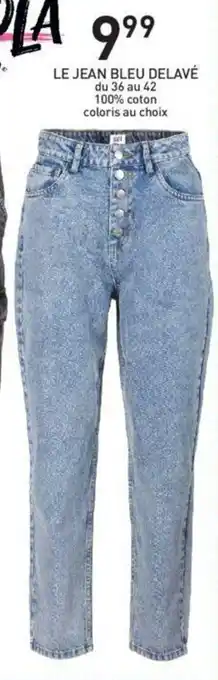 Stokomani Le jean bleu delavé offre
