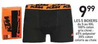 Stokomani Les 5 boxers offre