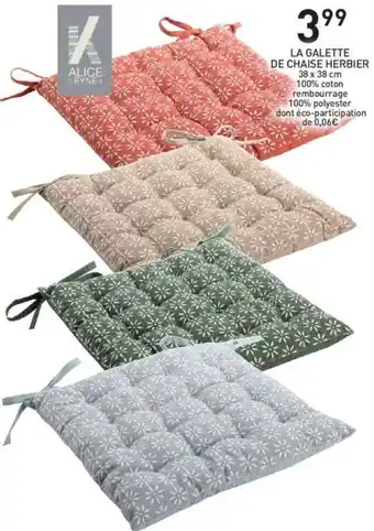 Stokomani La galette de chaise herbier offre