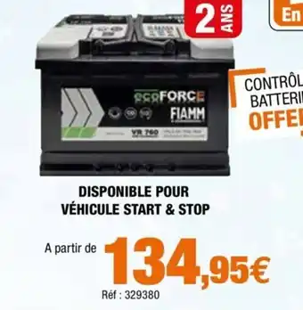 Autobacs Disponible pour véhicule start & stop offre