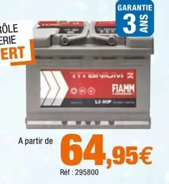 Autobacs Disponible pour véhicule start & stop offre