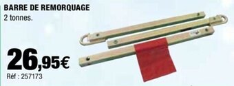 Autobacs Barre de remorquage offre