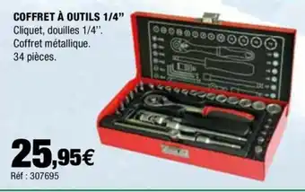 Autobacs Coffret à outils 1/4 offre