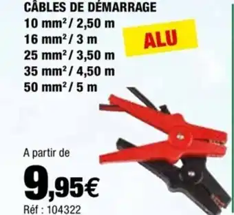 Autobacs Câbles de démarrage offre