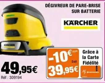 Autobacs Dégivreur de Pare-Brise Sur Batterie offre