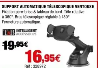 Autobacs Support Automatique Télescopique Ventouse offre