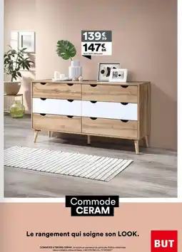 BUT CERAM Commode 6 tiroirs offre