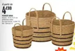 La Foir'Fouille PANIER NINA offre
