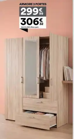 BUT Armoire 3 portes offre