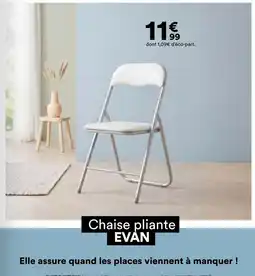 BUT Evan chaise pliante offre
