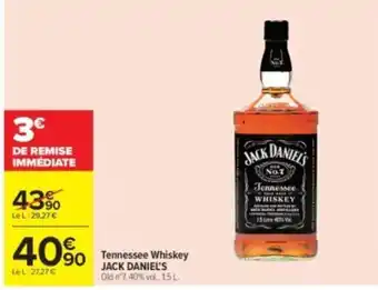 JACK DANIEL'S Tennessee Whiskey