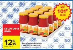 Carrefour Drive Natura Sauce Tomate Cuisinée offre