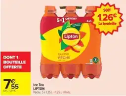 Carrefour Drive Lipton Ice Tea Pêche offre
