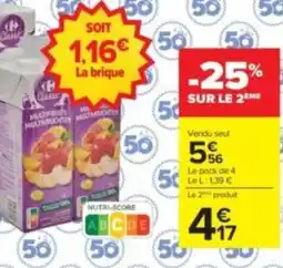 Carrefour Drive Carrefour Classic Multifruits offre