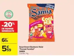 Carrefour Drive Samia Assortiment Bonbons Halal offre