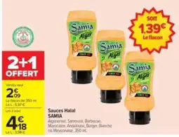Carrefour Drive Samia Sauces Halal offre