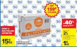 Carrefour Drive Huile de tournesol CARREFOUR CLASSIC' offre
