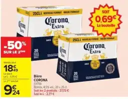 Carrefour Drive Corona Bière EXTRA offre
