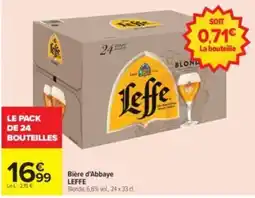 Carrefour Drive LEFFE Bière d'Abbaye offre