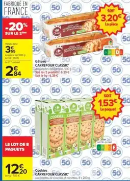 Carrefour Drive Carrefour Classic Gâteau offre