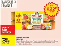 Carrefour Drive ANDROS Desserts Fruitières offre