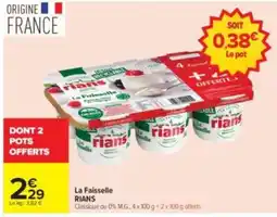 Carrefour Drive RIANS La Faiselle offre