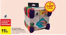 Carrefour Drive Elephant Lavettes microfibres offre