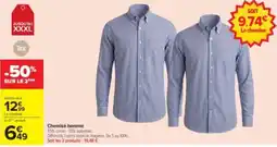 Carrefour Drive Tex Chemise homme offre