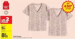 Carrefour Drive Tex T-shirt femme offre