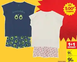 Carrefour Drive Pyjashort femme offre