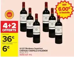 Carrefour Drive CHÂTEAU CHAPELLE D'ALIÉNOR offre