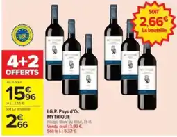 Carrefour Drive MYTHIQUE offre