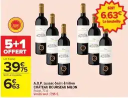 Carrefour Drive CHÂTEAU BOURSEAU MILON offre