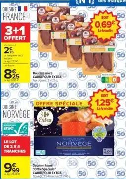 Carrefour Drive Carrefour Extra Boudins noirs offre