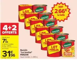 Carrefour Drive PANZANI Raviolis offre