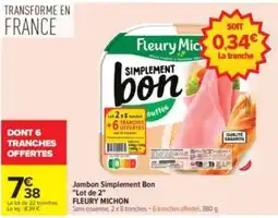 Carrefour Drive FLEURY MICHLot de 2 offre