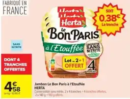 Carrefour Drive Herta Jambon Le Bon Paris offre