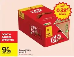 Carrefour Drive Kit Kat Barres offre