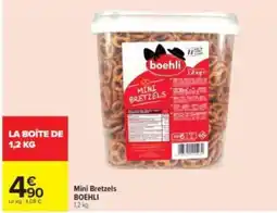 Carrefour Drive BOEHLI Mini Bretzels offre