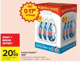 Carrefour Drive SKIP Lessive liquide offre