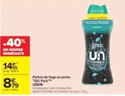 Carrefour Drive LENOR Parfum de linge en perles offre
