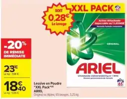 Carrefour Drive ARIEL Lessive en Poudre offre