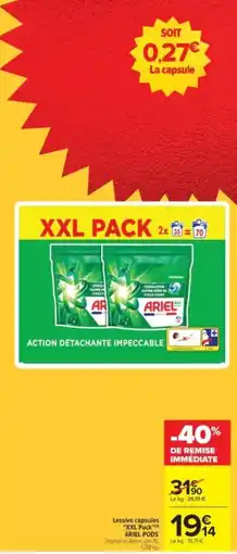 Carrefour Drive ARIEL Lessive capsules offre
