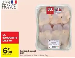 Carrefour Drive DUC Cuisses de poulet offre