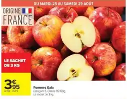 Carrefour Drive Pommes Gala offre