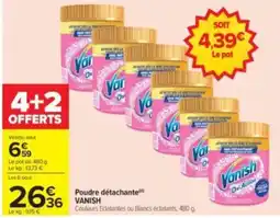 Carrefour Drive Vanish Poudre détachante offre