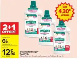 Carrefour Drive SANYTOL Désinfectant linge offre
